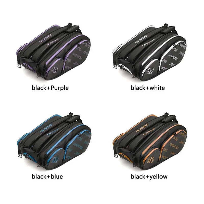 Sac à dos de padel et de pickleball avec compartiment à chaussures isotherme