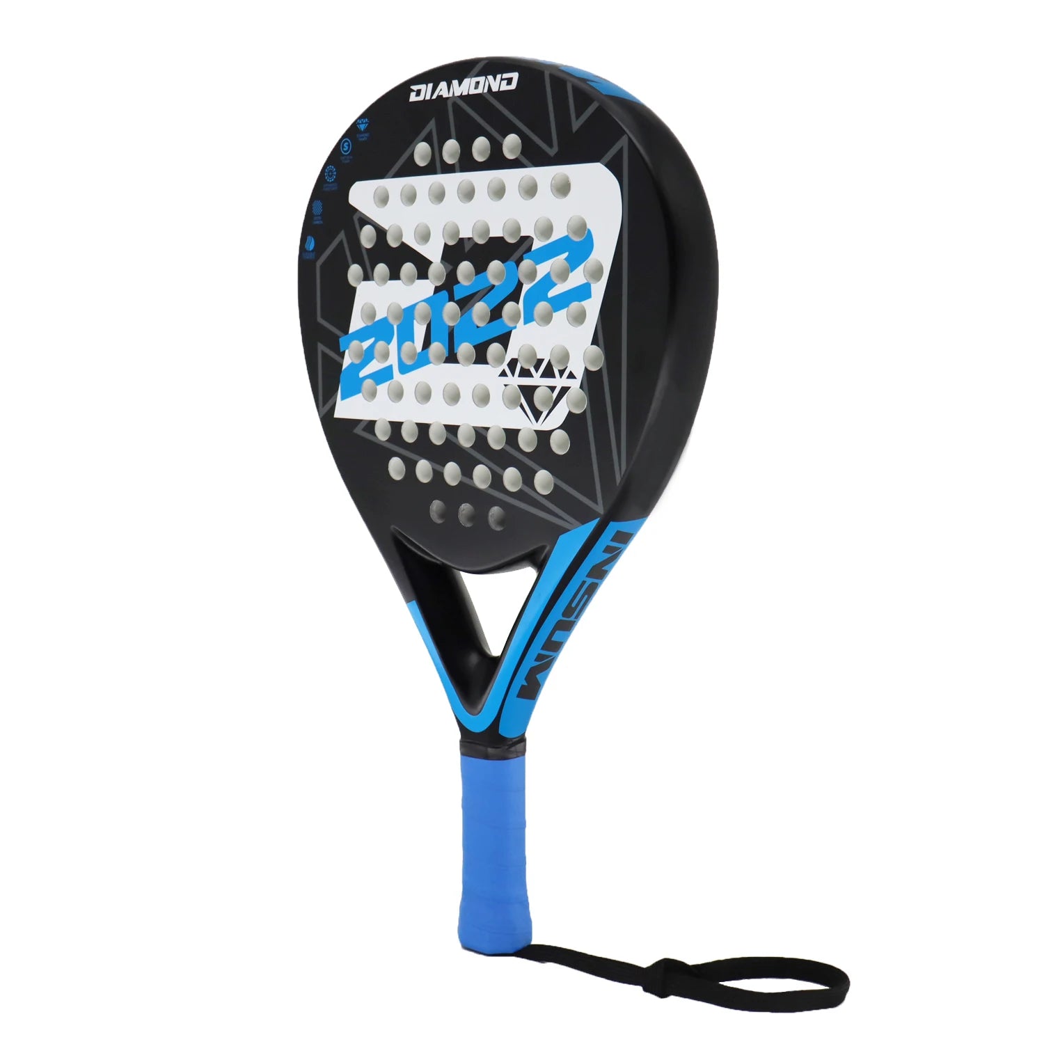 INSUM Diamond Shape Padel Racket — Carbon Fiber EVA for Advanced Players