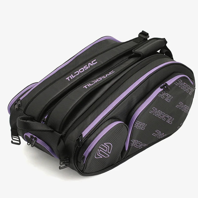 Mochila para Palas de Pádel y Pickleball con Compartimento Térmico para Calzado