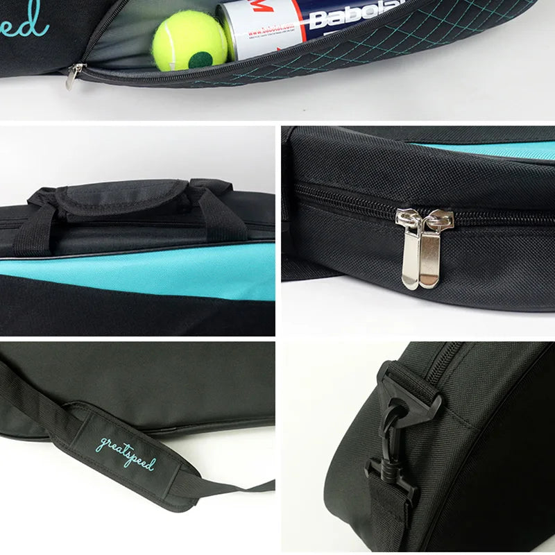 Bolsa de hombro GREATSPEED para 3 raquetas de deportes — Pádel, Tenis y Bádminton