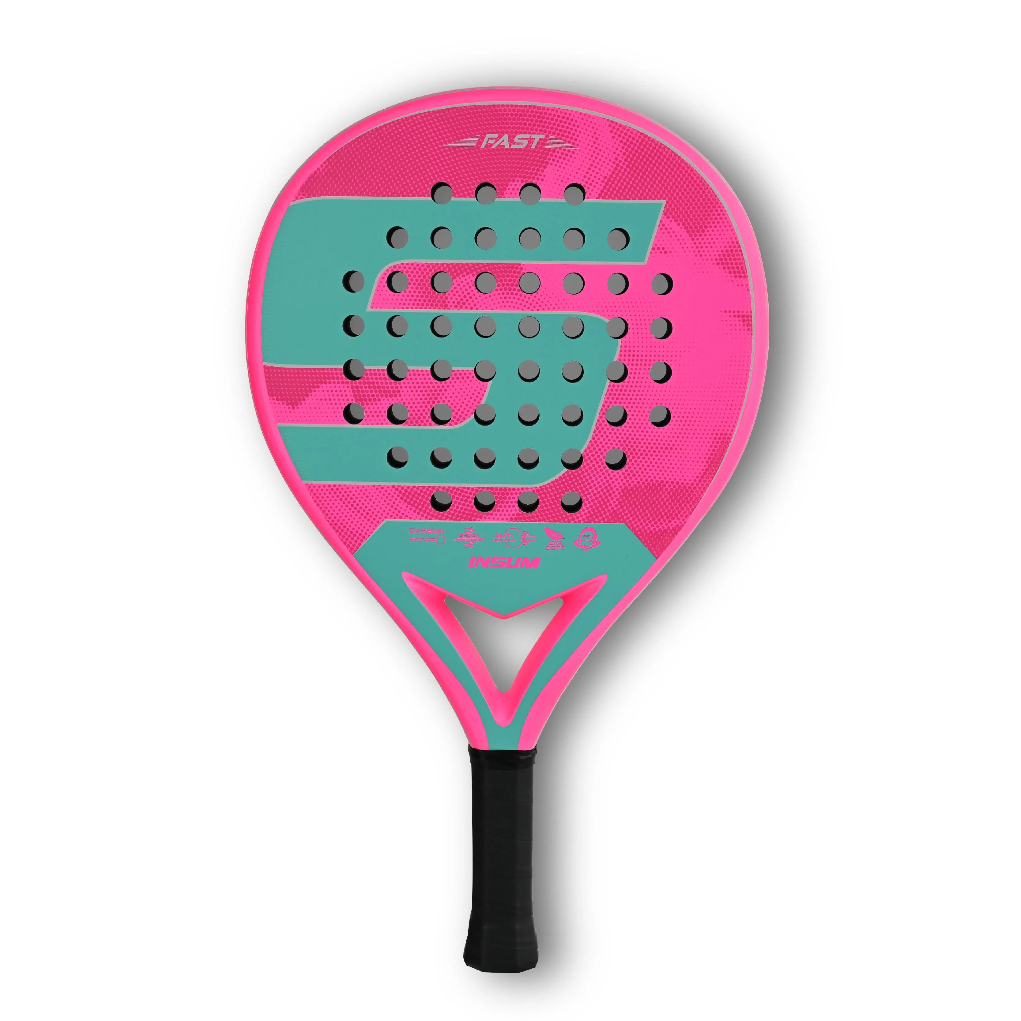 INSUM Diamond Shape Padel Racket — Carbon Fiber EVA for Advanced Players