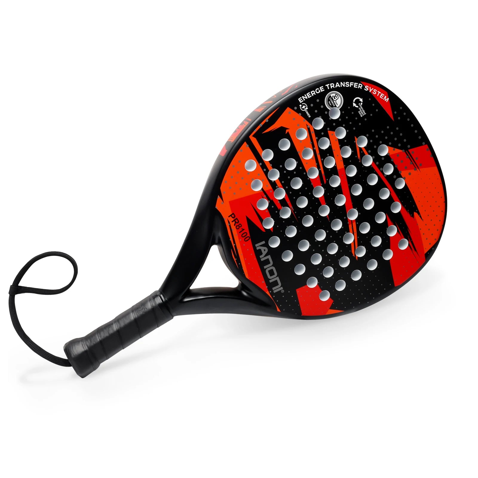 IANONI Padel Racket Carbon Fiber Surface with EVA Memory Flex Foam