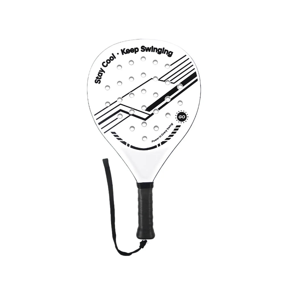 Beginner Padel Racket — Lightweight Carbon Fiber with EVA Memory Foam Core