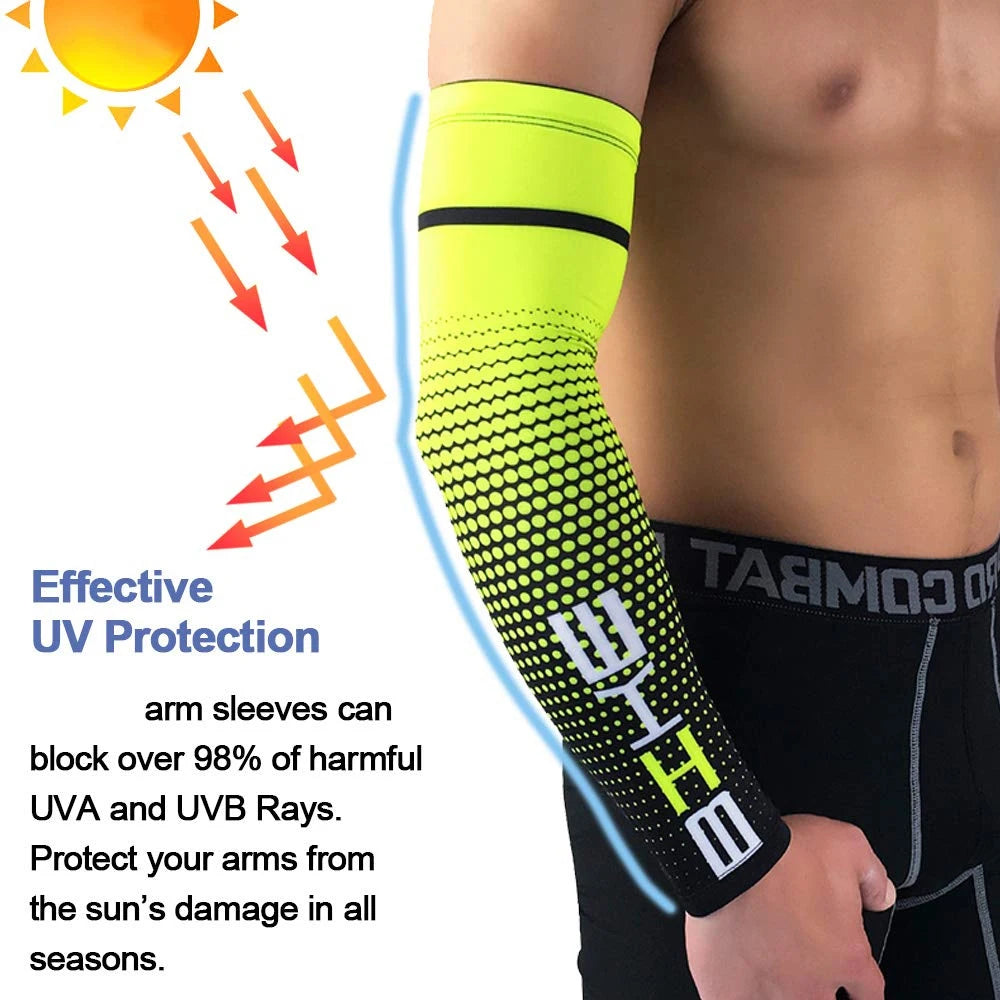 Manguitos Refrescantes para Brazos de Pádel — Protección UV, Unisex para Pádel, Ciclismo y Running