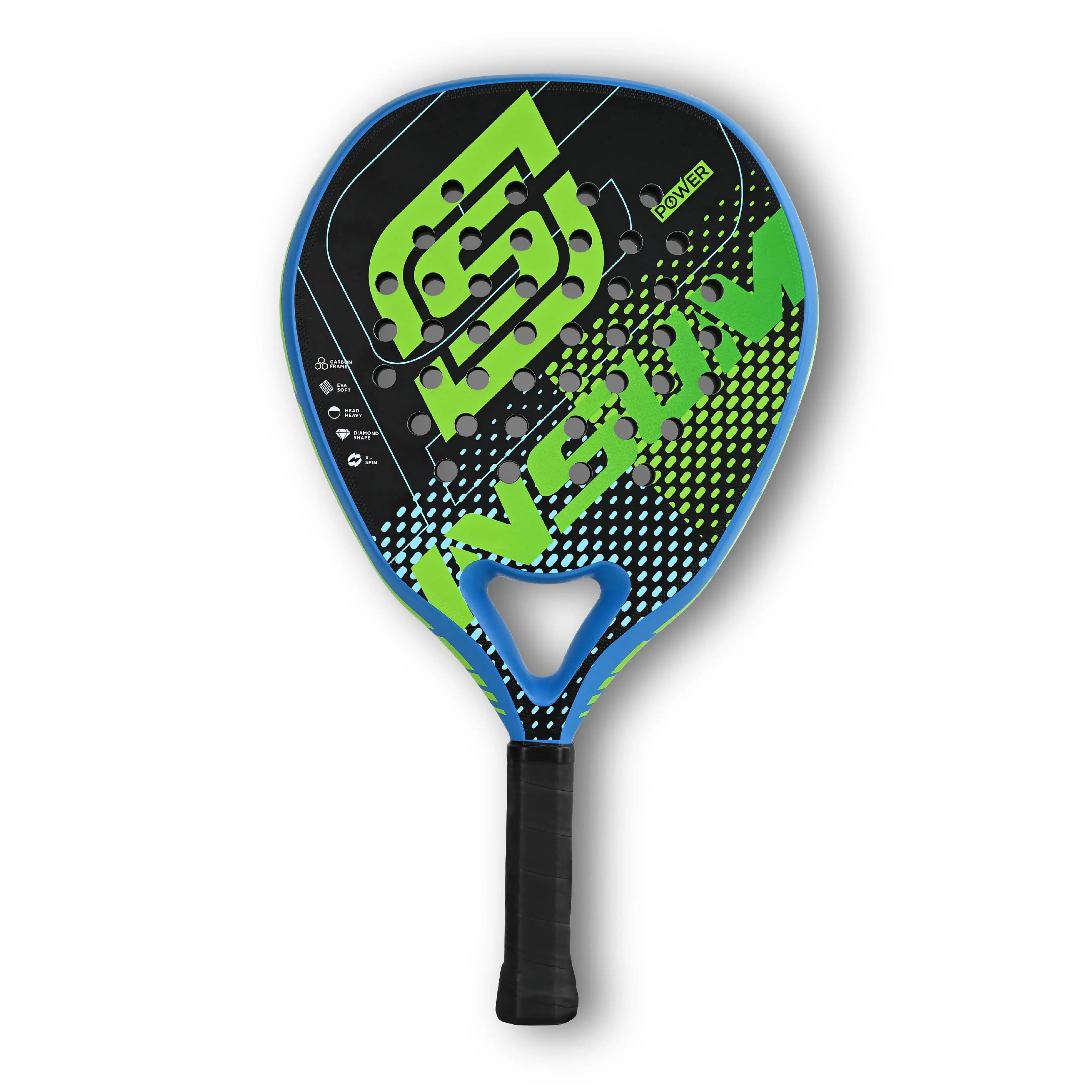 INSUM Padel Racket — Carbon Fiber Surface with EVA Memory Flex Foam Core
