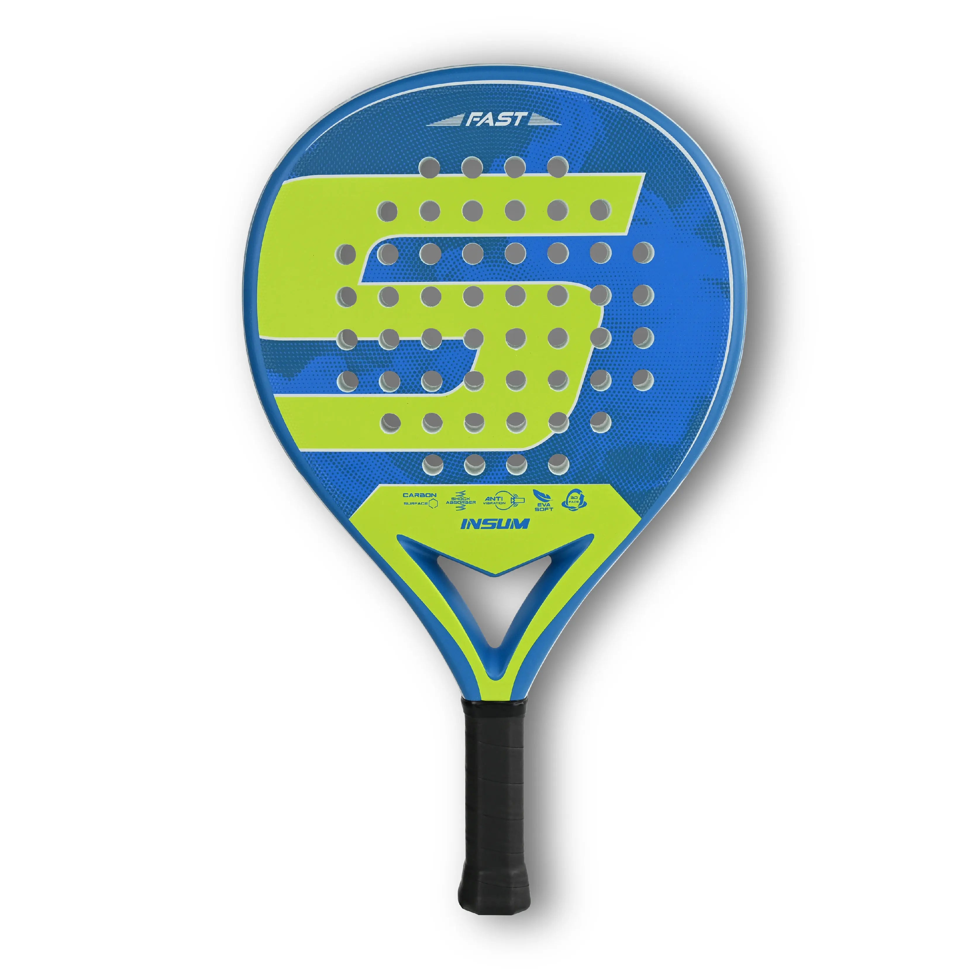 INSUM Diamond Shape Padel Racket — Carbon Fiber EVA for Advanced Players