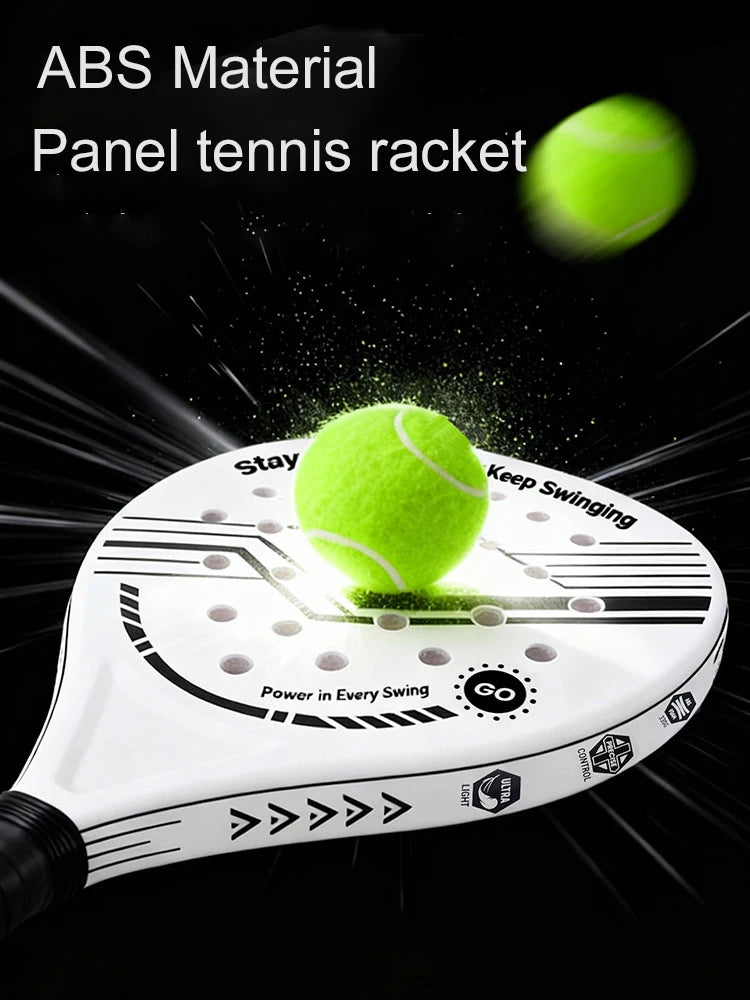 Beginner Padel Racket — Lightweight Carbon Fiber with EVA Memory Foam Core