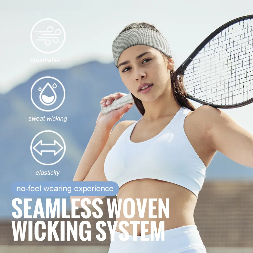 Cinta de pelo para pádel — Transpirable y antideslizante para pádel, tenis y running